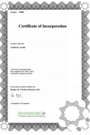 Certificate of Incorporation