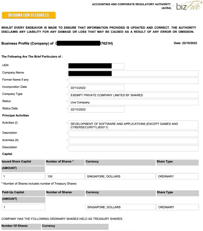 Business Profile